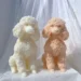 Create Charming Poodle-Shaped Candles with This Easy-to-Use Silicone Mold