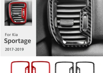 Enhance Your Kia Sportage Interior with Durable Carbon Fiber Air Vent Trim