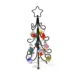 Enhance Your Holiday Decor with Charming Bronze Iron and Glass Mushroom Ornaments
