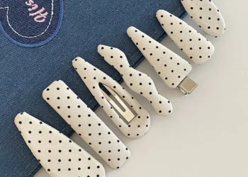 Stylish Polka Dot Hair Clips That Secure Bangs Comfortably All Day