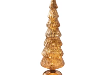 Elegant Glass Christmas Tree Ornament to Brighten Your Indoor Spaces