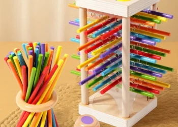 Boost Kids’ Brainpower with This Engaging Two-Player Wooden Puzzle Toy
