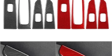 Enhance Your Kia Forte Interior with Durable Carbon Fiber Switch Covers