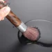 Effective Wooden Brush for Quickly Cleaning Espresso Makers and Coffee Grinders