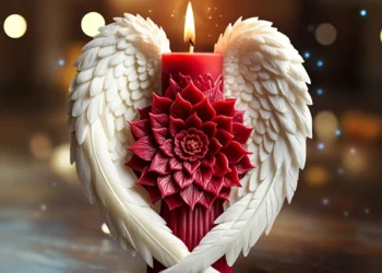 Create Stunning Angel Wing Candles with This Easy-to-Use Silicone Mold