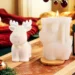 Create Festive Holiday Candles Easily with This Durable Reindeer Mold